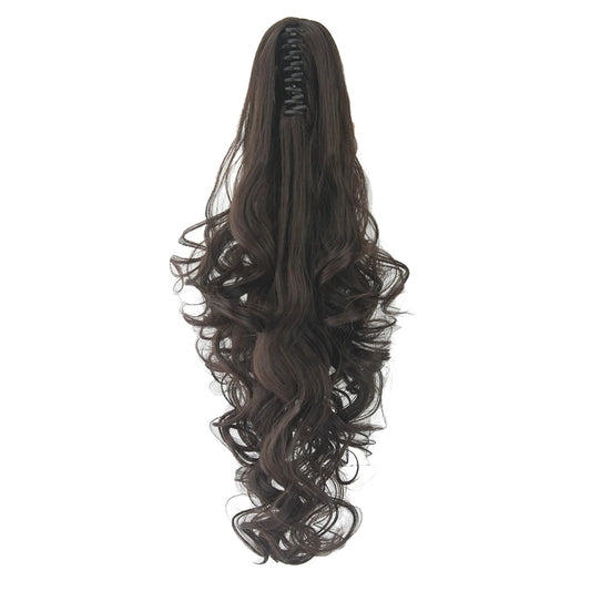 Curly Synthetic Hair Long Pony Tail - Claw Ponytail Clip in Hair Extensions